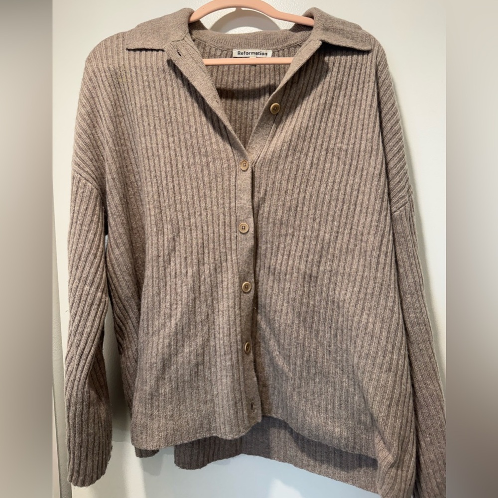 Reformation Fantino cardigan size small